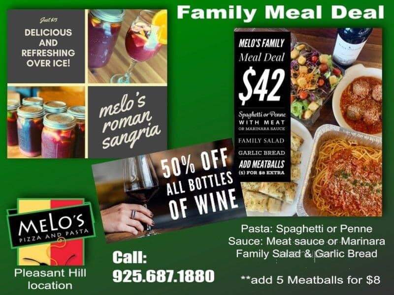 Melo's Pizza - Pleasant Hill, CA