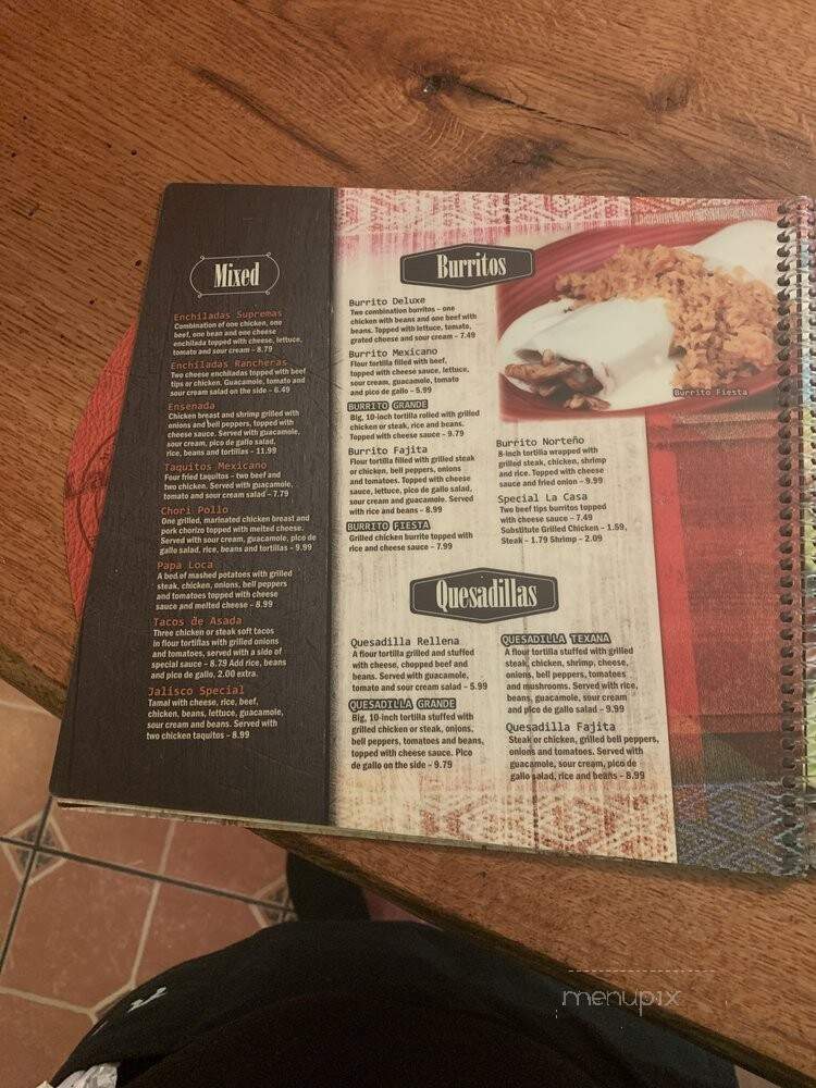 La Carreta Mexican Restaurant - Madison Heights, VA menu_pic