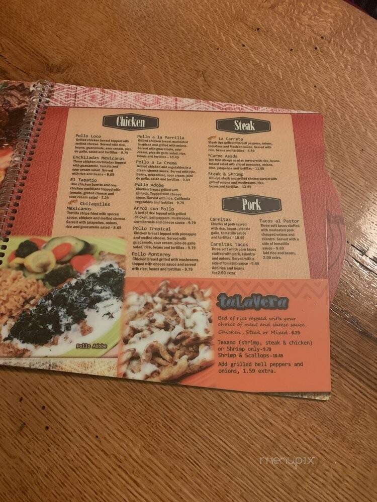 La Carreta Mexican Restaurant - Madison Heights, VA menu_pic