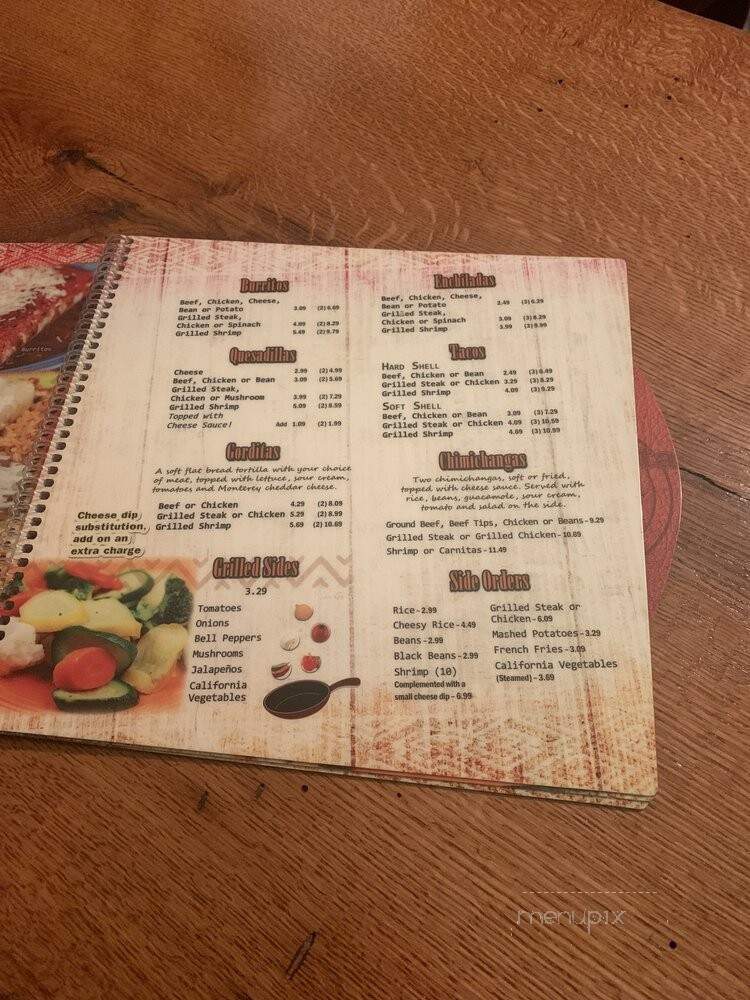 La Carreta Mexican Restaurant - Madison Heights, VA menu_pic