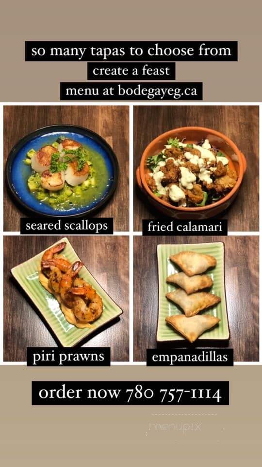 Bodega Ellerslie - Edmonton, AB menu_pic