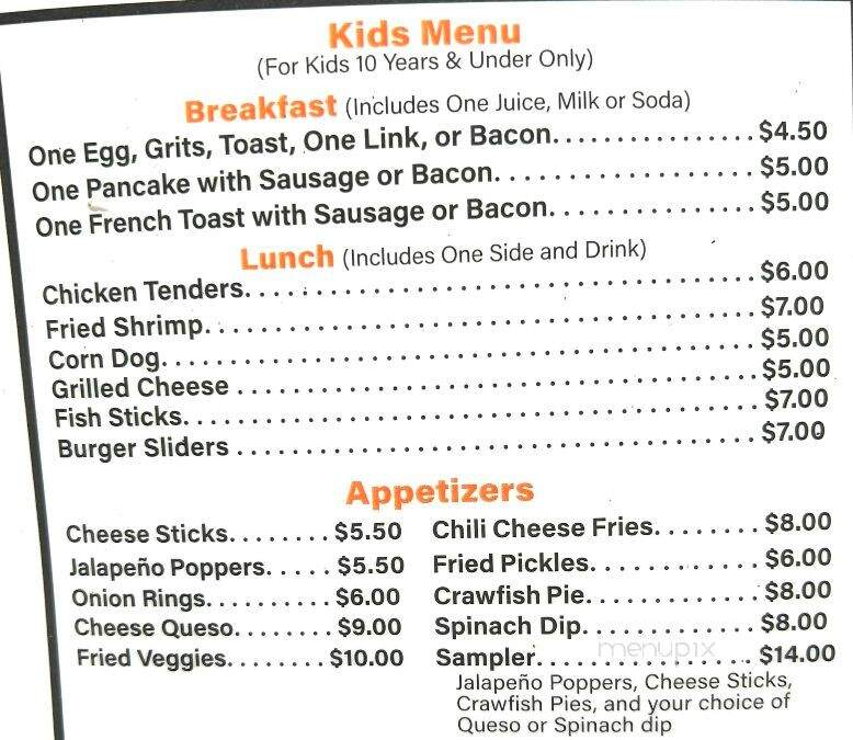 The Little Kitchen - Westwego, LA menu_pic