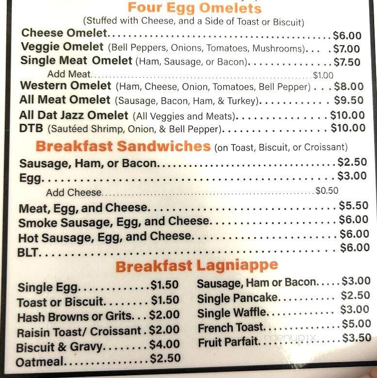 The Little Kitchen - Westwego, LA menu_pic