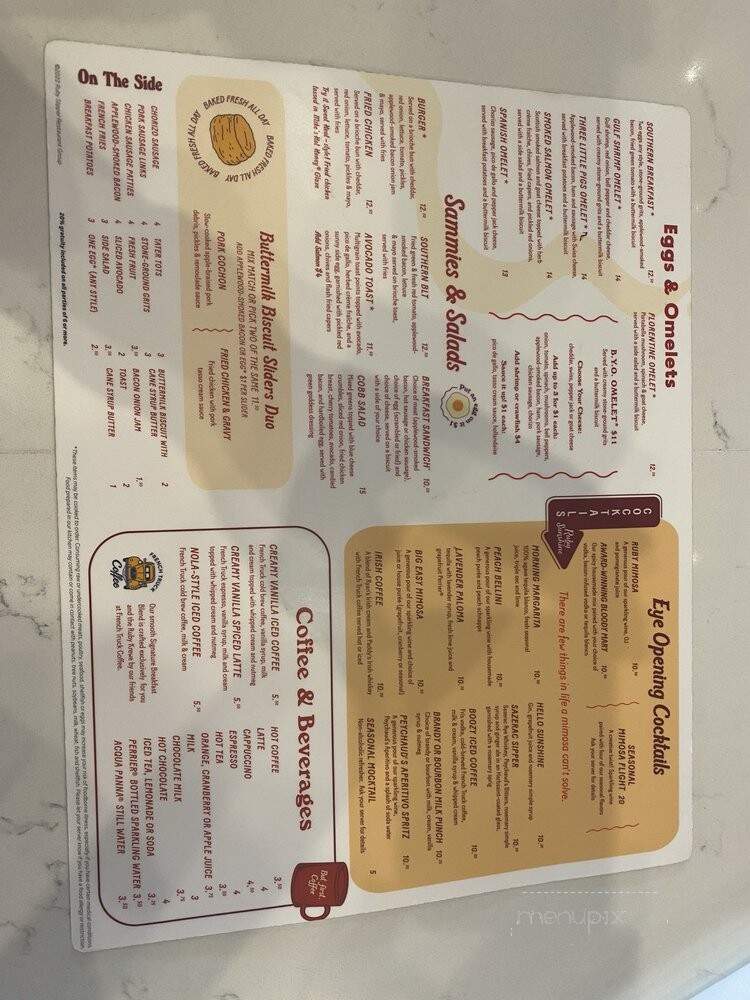 Ruby Sunshine - Charlotte, NC menu_pic