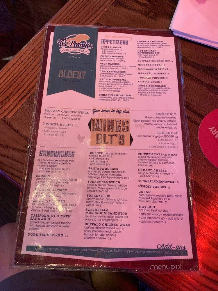The Peanut on Santa Fe - Overland Park, KS menu_pic