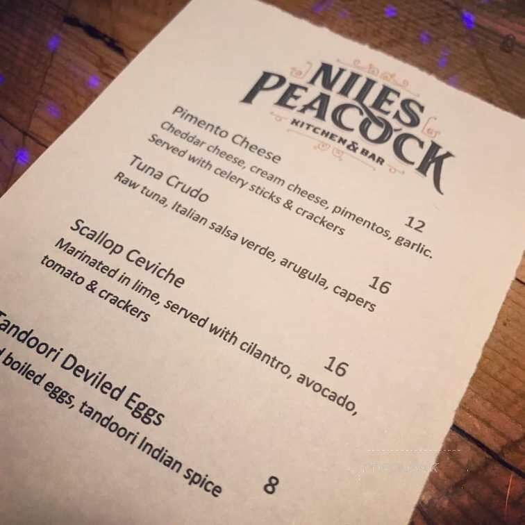 Niles Peacock Kitchen and Bar - Edmonds, WA menu_pic