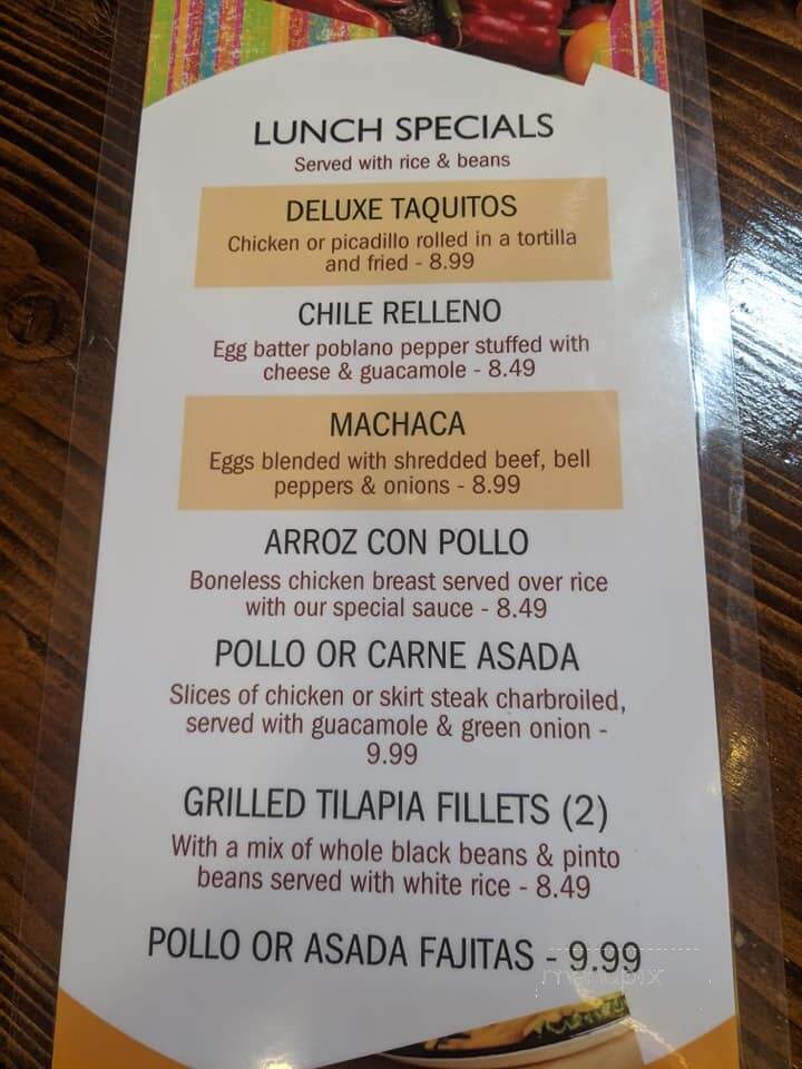Lorenzo's - Sedro Woolley, WA menu_pic