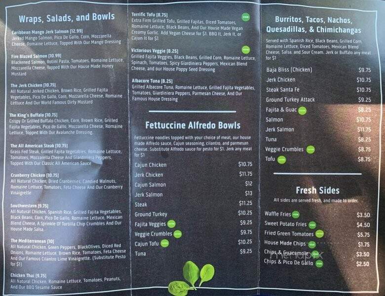Litehouse Whole Food Grill - Hobart, IN menu_pic