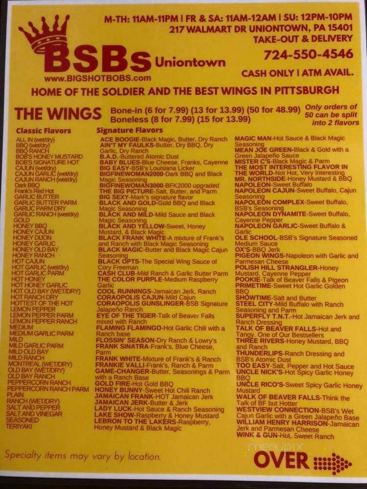 Big Shot Bob's House of Wings - Uniontown, PA