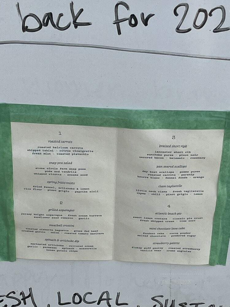 Summer Salt - Avalon, NJ menu_pic