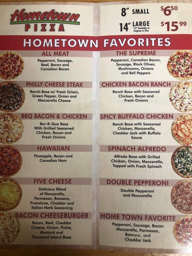 Hometown Pizza - Bolivar, TN menu_pic