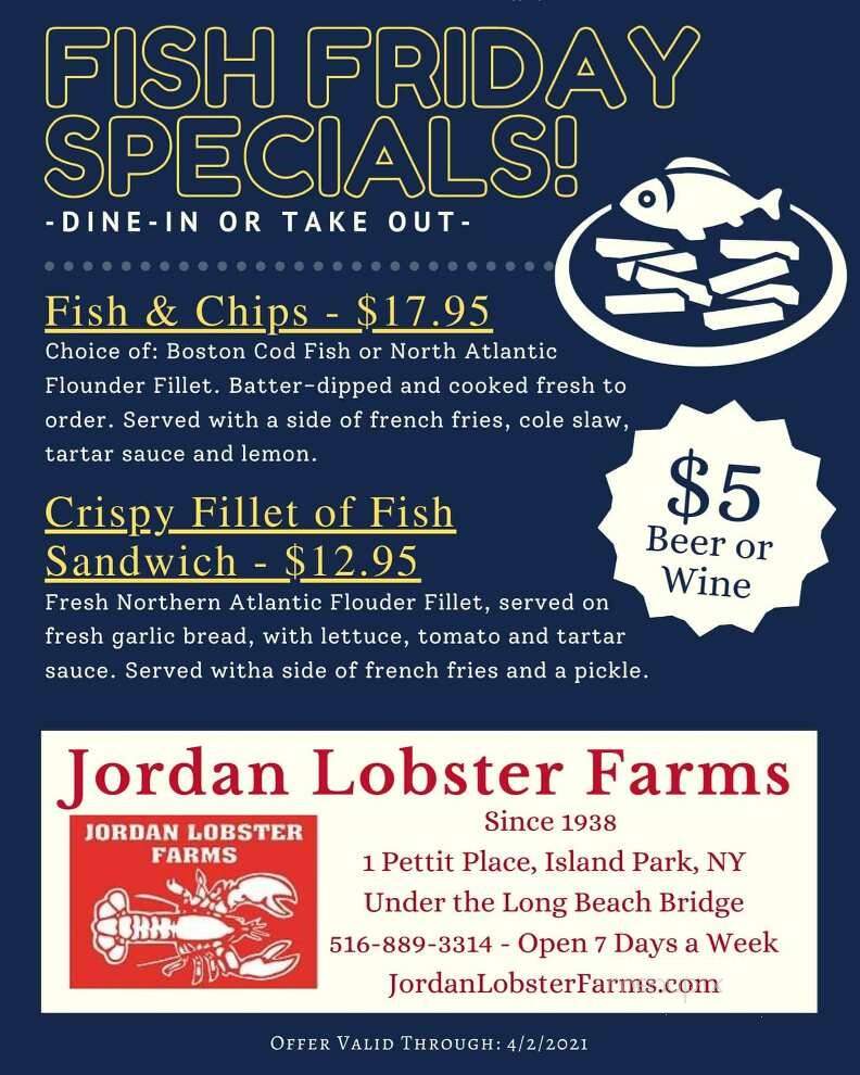 Jordan Lobster Farms - Island Park, NY