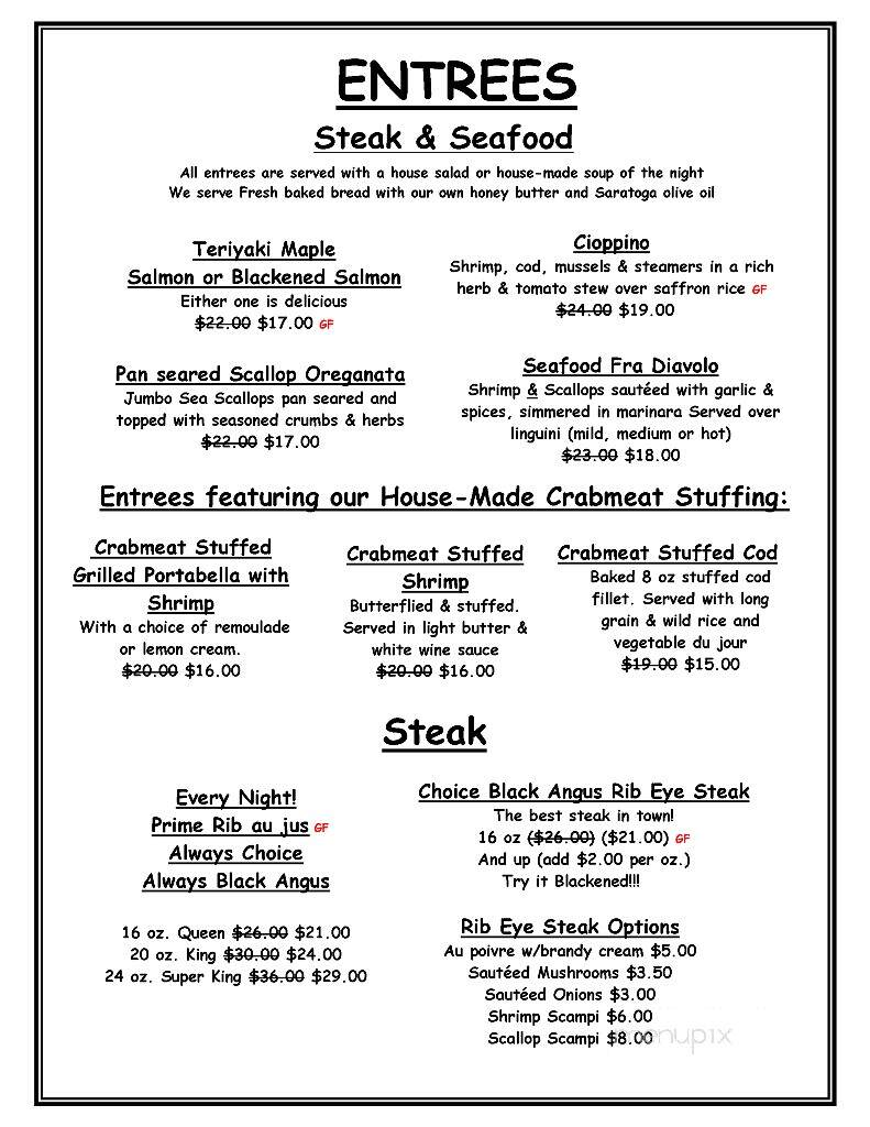 Lizzie Keays - WARRENSBURG, NY menu_pic