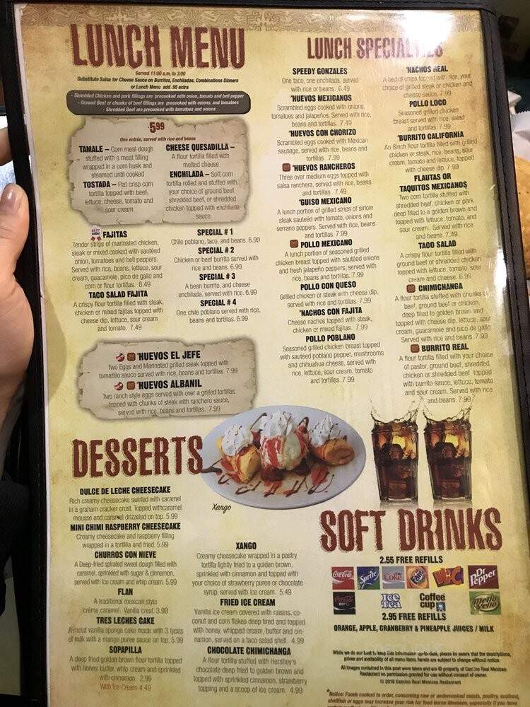 El Molcajete Mexican Restaurant - Manchester, TN menu_pic