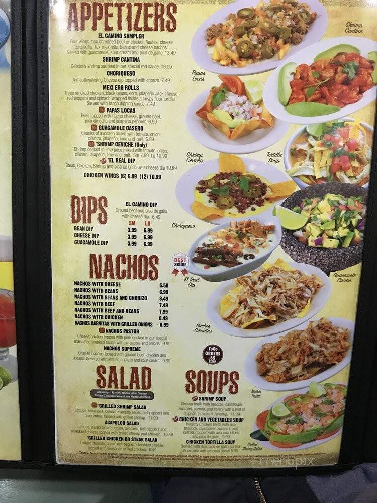El Molcajete Mexican Restaurant - Manchester, TN menu_pic