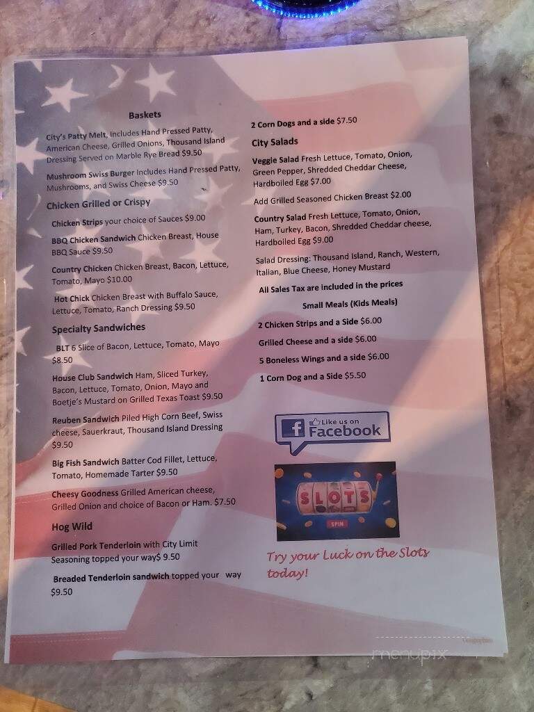 City Limits Viola - Viola, IL menu_pic