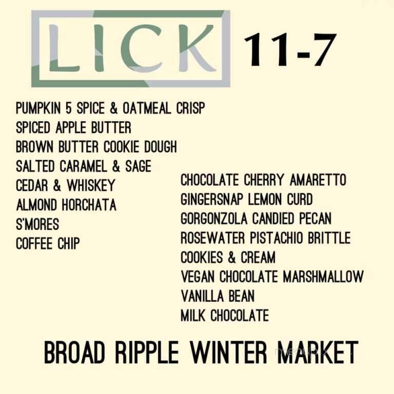 Lick Ice Cream - Indianapolis, IN