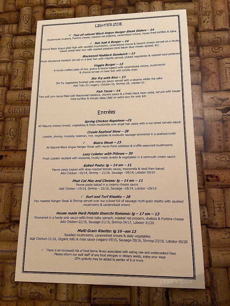 Phat Cats - Amesbury, MA menu_pic