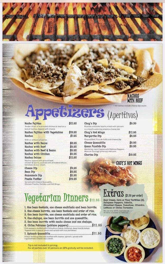 Chimi's Fresh Mex - Wentzville, MO menu_pic