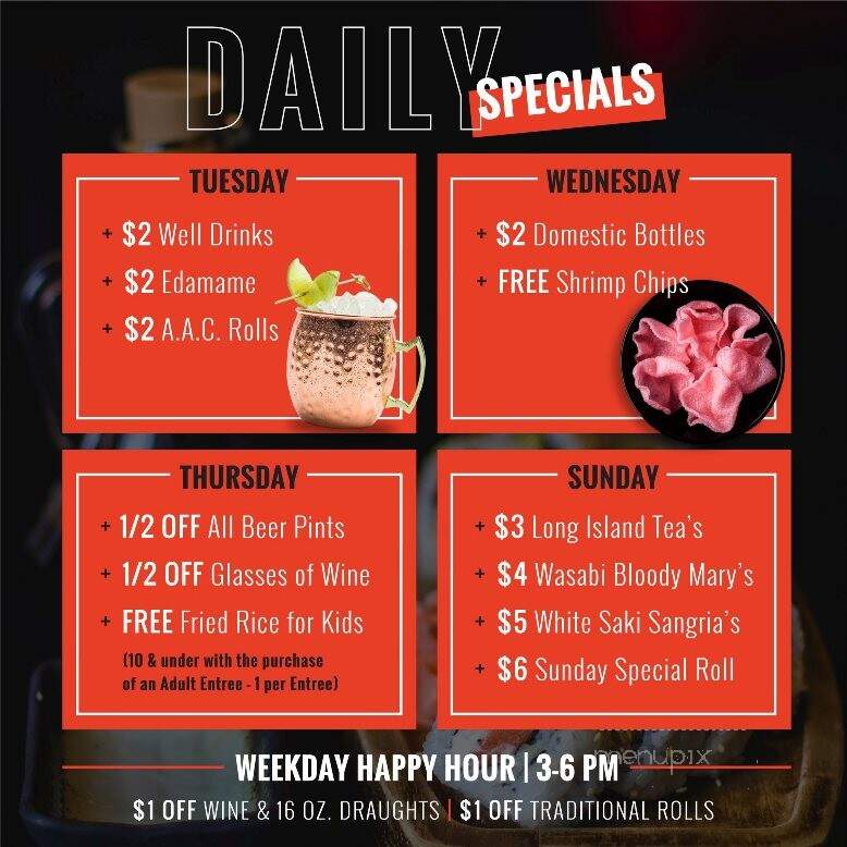 Hatorando Sushi & Sports Bar - Hartland, MI menu_pic
