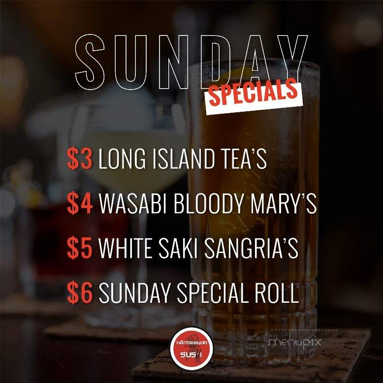 Hatorando Sushi & Sports Bar - Hartland, MI menu_pic