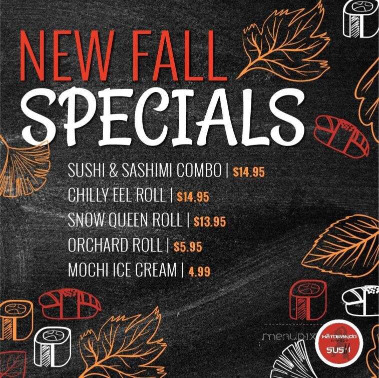 Hatorando Sushi & Sports Bar - Hartland, MI menu_pic