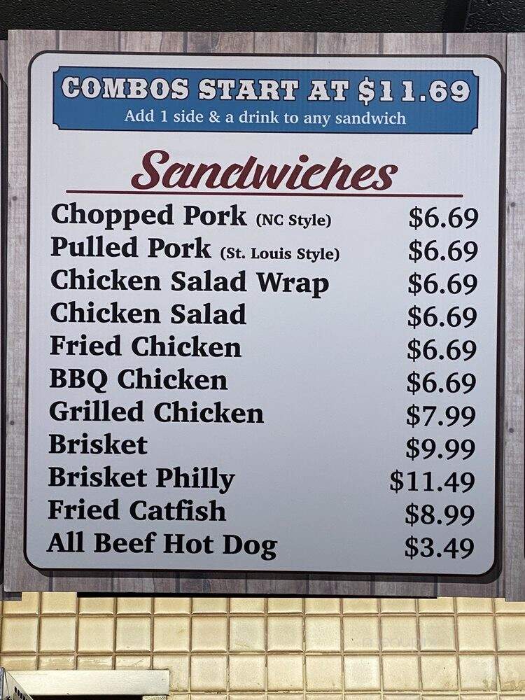 Bubba & Frank's Smokehouse BBQ - Portsmouth, VA menu_pic