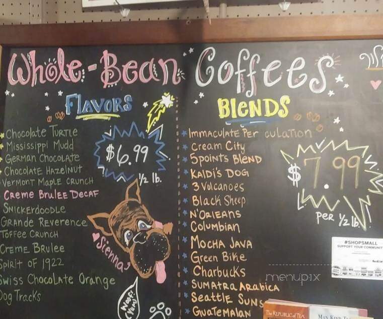 5th & Main Coffees - Murray, KY menu_pic