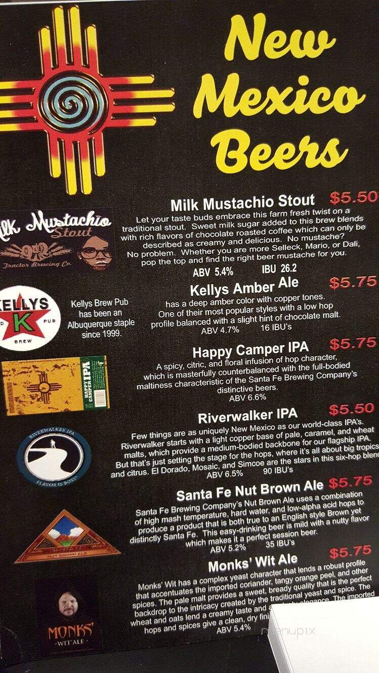 Farley's Food & Fun Pub - Las Cruces, NM menu_pic