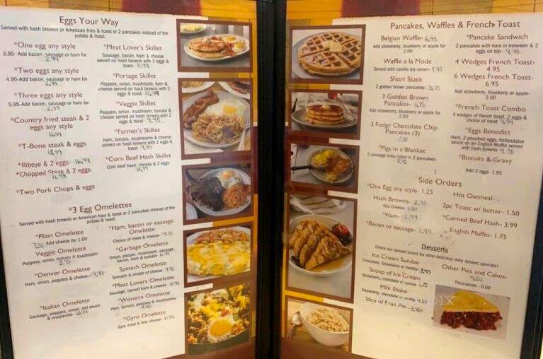 A New Hollywood Family Restaurant - Portage, WI menu_pic