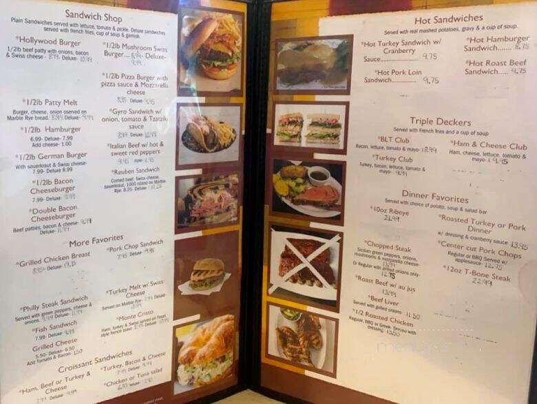 A New Hollywood Family Restaurant - Portage, WI menu_pic