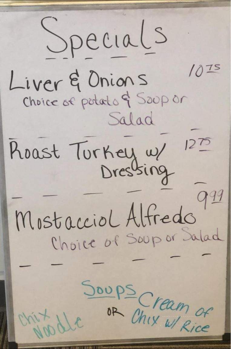 A New Hollywood Family Restaurant - Portage, WI menu_pic