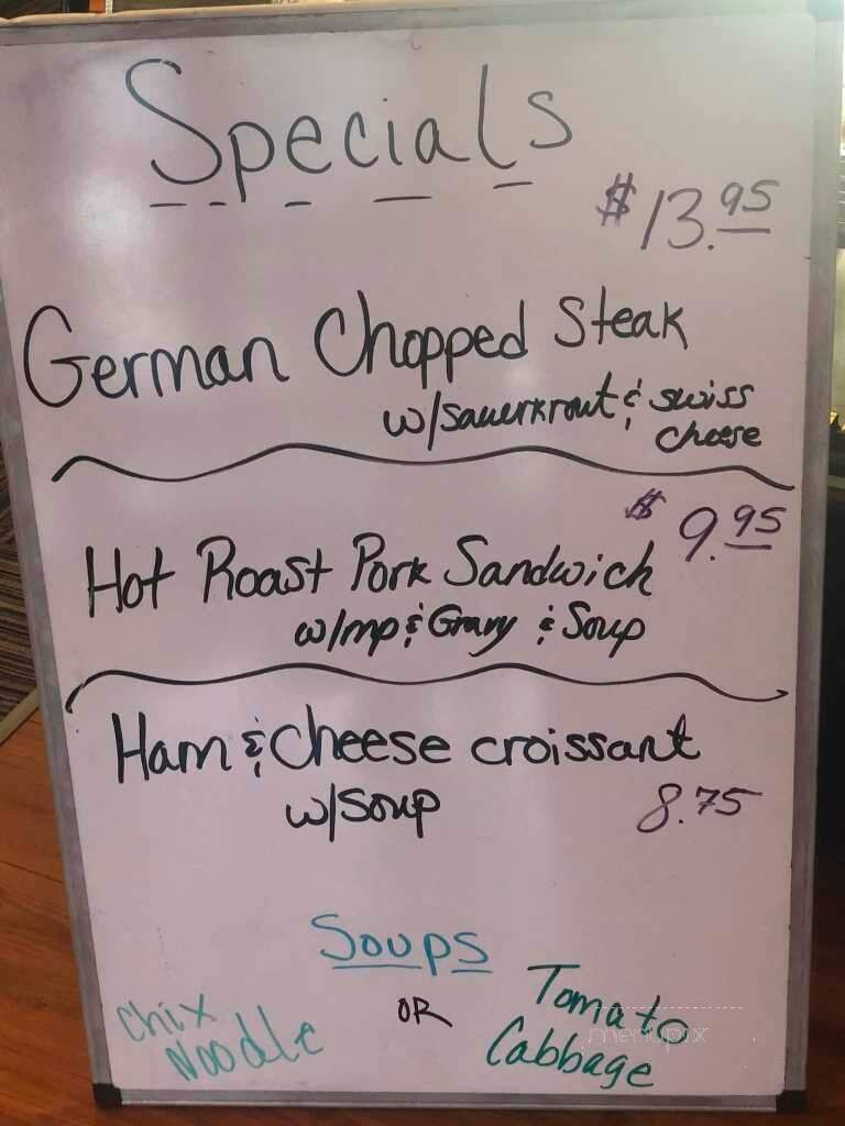 A New Hollywood Family Restaurant - Portage, WI menu_pic