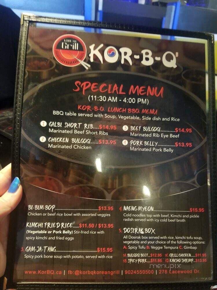 Kor-B-Q Korean Grill - Halifax, NS