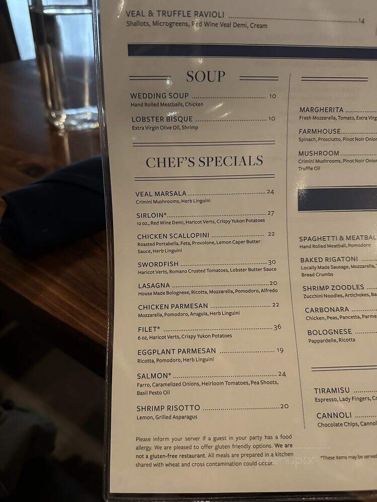 Leo's Italian Social - Morrisville, NC menu_pic