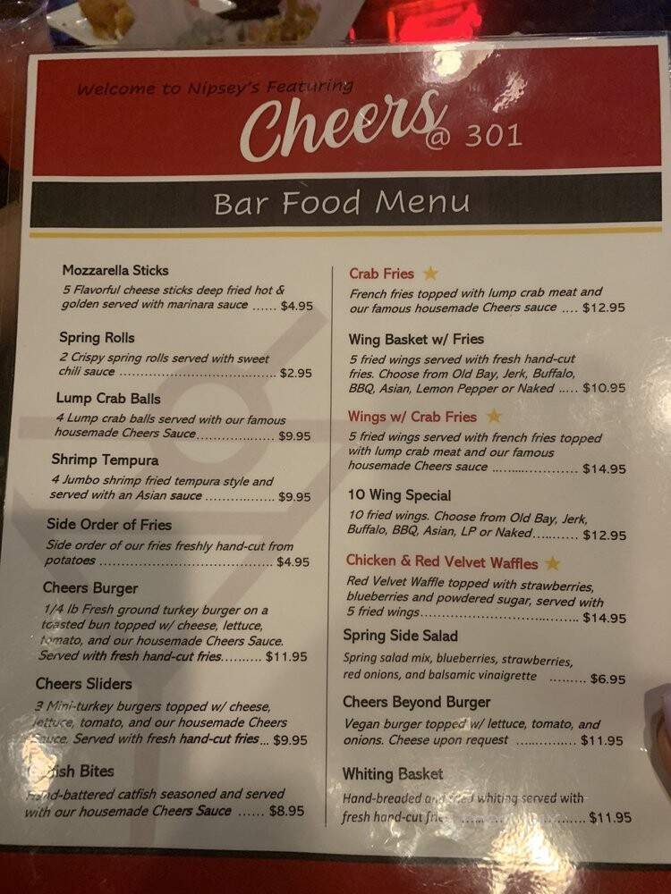 Nipsey's Restaurant and Grill - Upper Marlboro, MD menu_pic