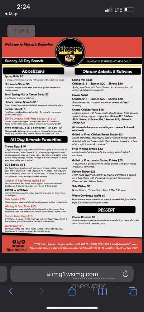 Nipsey's Restaurant and Grill - Upper Marlboro, MD menu_pic