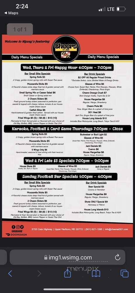 Nipsey's Restaurant and Grill - Upper Marlboro, MD menu_pic