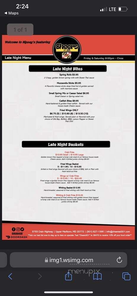 Nipsey's Restaurant and Grill - Upper Marlboro, MD menu_pic