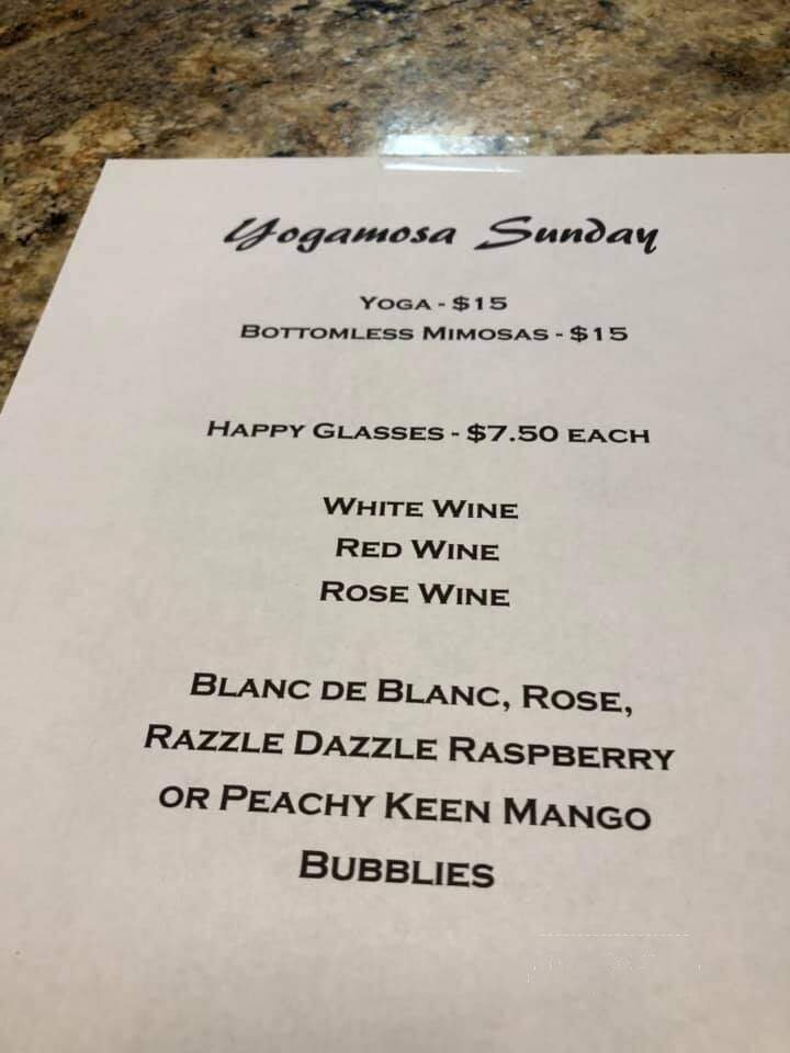Sunland Vintage Winery Tasting Room - Thousand Oaks, CA menu_pic