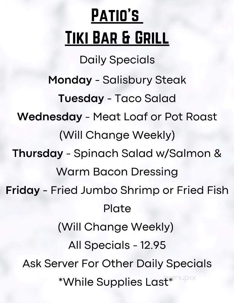 Patios Tiki Bar and Grill - Little River, SC