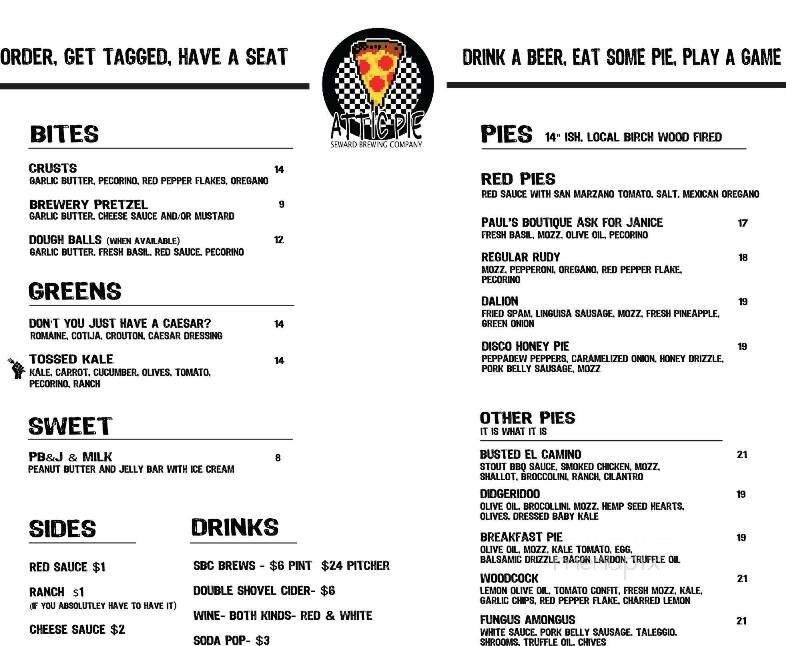 Seward Brewing Company - Seward, AK menu_pic