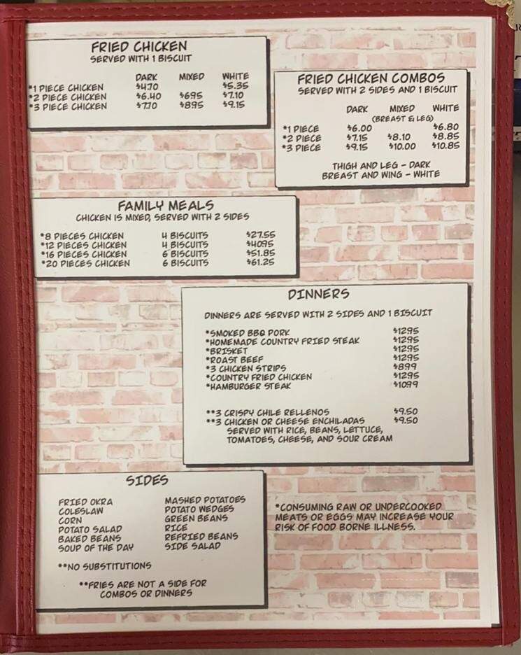 L & T Family Restaurant - Goodland, KS menu_pic