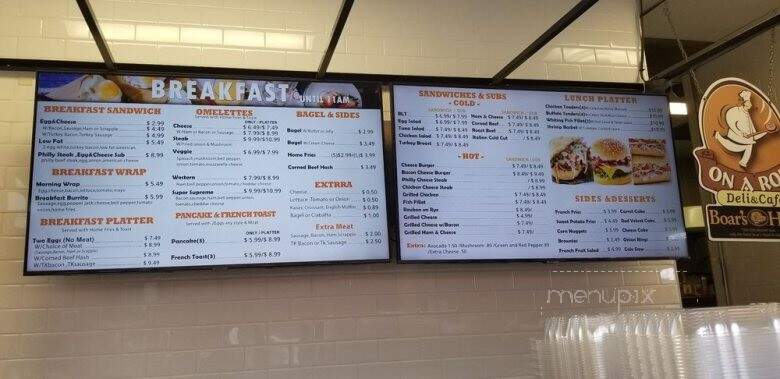 On A Roll Deli - Laurel, MD menu_pic