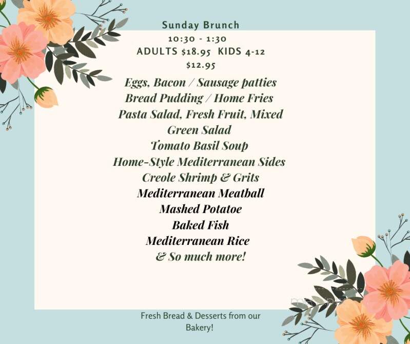 Village Baker - Pendleton, SC menu_pic