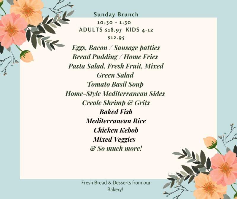 Village Baker - Pendleton, SC menu_pic