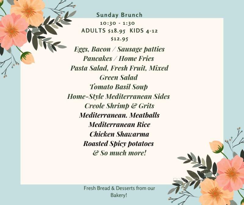 Village Baker - Pendleton, SC menu_pic