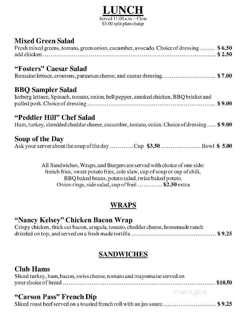 Ham's Station - Pioneer, CA menu_pic