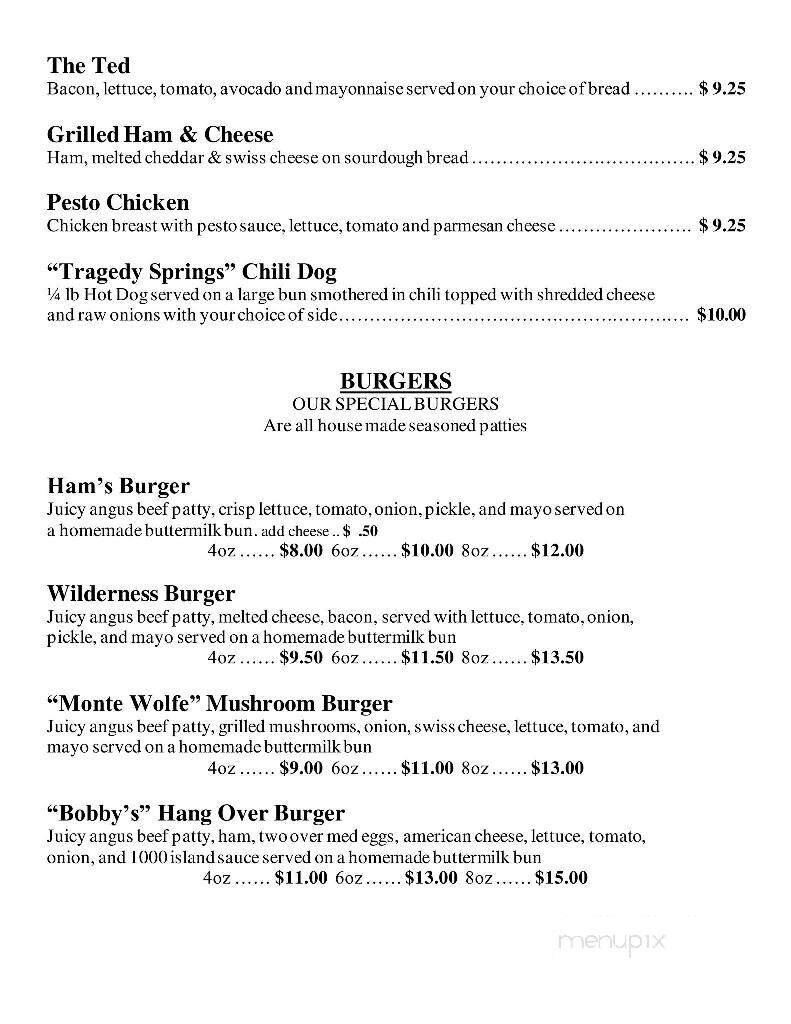 Ham's Station - Pioneer, CA menu_pic