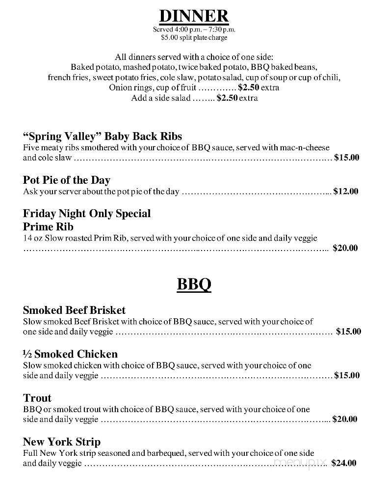 Ham's Station - Pioneer, CA menu_pic
